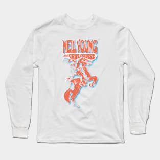 Retro Neil Young Long Sleeve T-Shirt